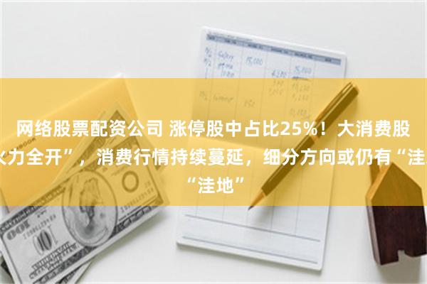 网络股票配资公司 涨停股中占比25%！大消费股“火力全开”，消费行情持续蔓延，细分方向或仍有“洼地”