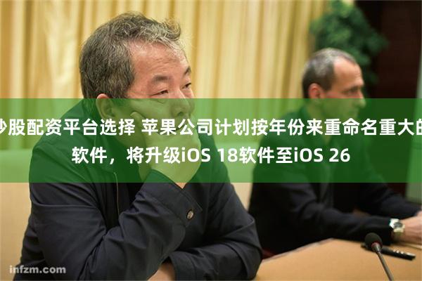 炒股配资平台选择 苹果公司计划按年份来重命名重大的软件，将升级iOS 18软件至iOS 26