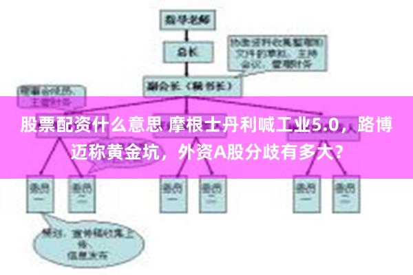 股票配资什么意思 摩根士丹利喊工业5.0，路博迈称黄金坑，外资A股分歧有多大？